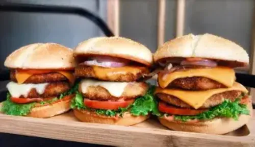 Double patty chicken Burger